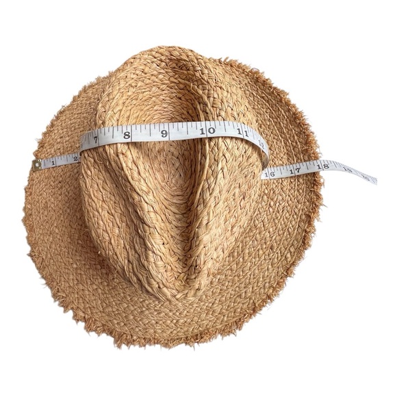 Madewell Women's Chunky Straw Panama Hat S/M Tan - Picture 3 of 5